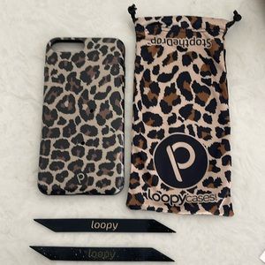 Loopy Leopard IPhone 8 Plus phone case.